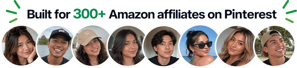 Built for 300+ Amazon affiliates on Pinterest